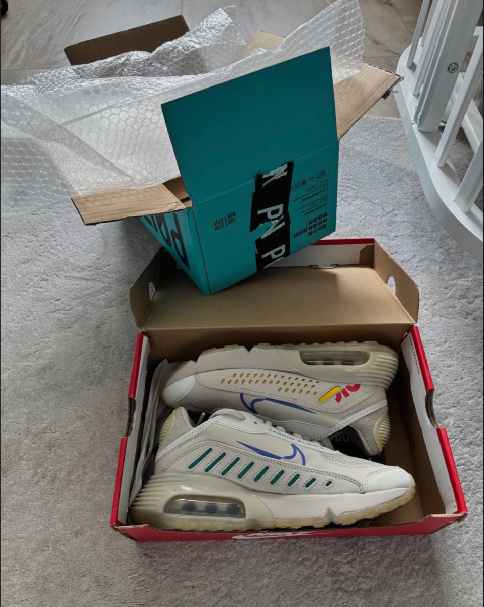 custom review-Neymar x Nike Air Max 2090 Амортизация и Дышащий Низкий Топ Беговые кроссовки Унисекс Бежево-желтый