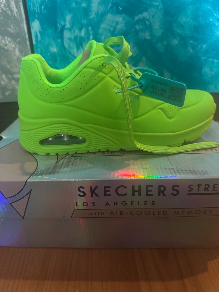 custom review-Skechers Uno Low Топ Кэжуал Женский Зеленый