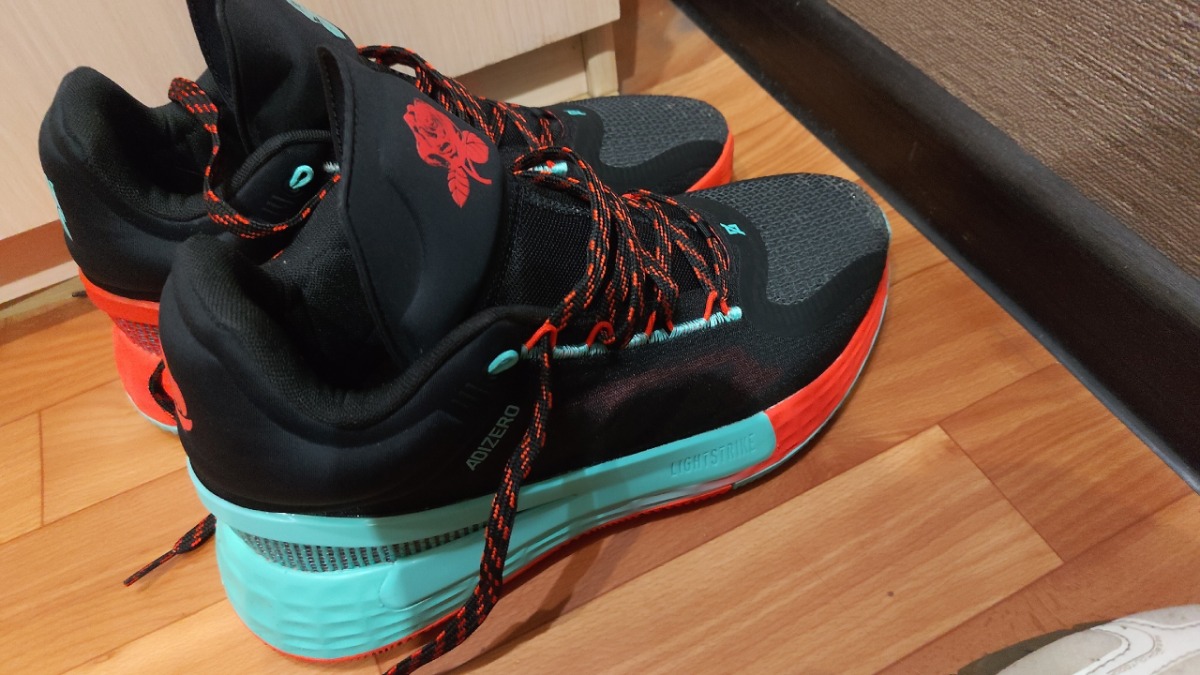 custom review-Adidas D Rose 11 Амортизирующие Дышащие Противоскользящие Баскетбольные Кроссовки Мужские Черные Оранжевые Синие