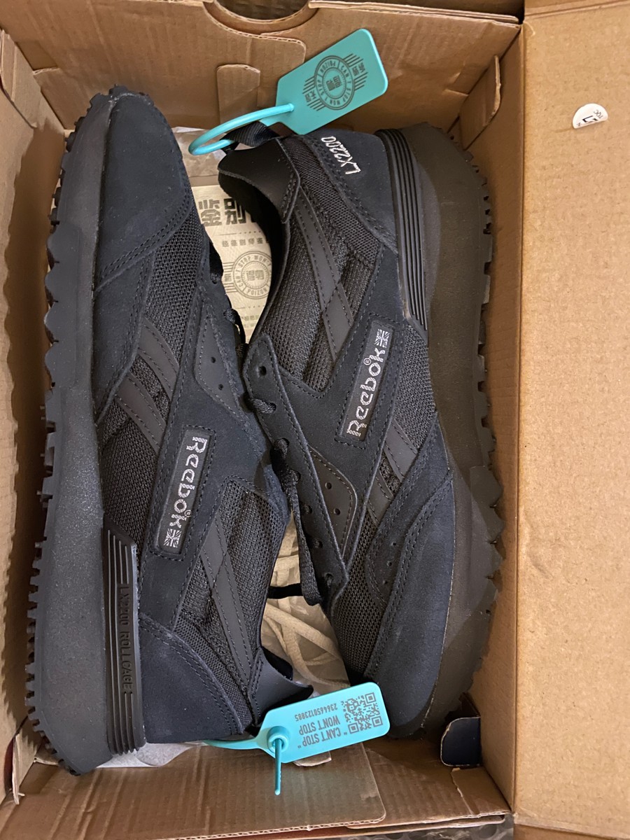 custom review-Reebok LX2200 Low Топ Повседневная обувь Унисекс Черный