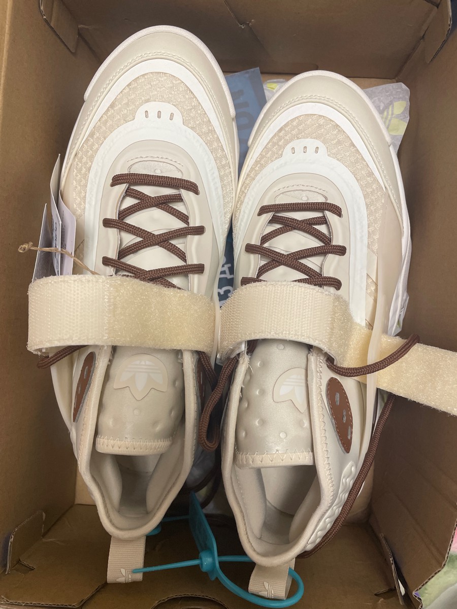 custom review-Adidas Originals Streetball Collection III Амортизация Износостойкий Низкий Топ Повседневная Обувь Унисекс Белый-Коричневый