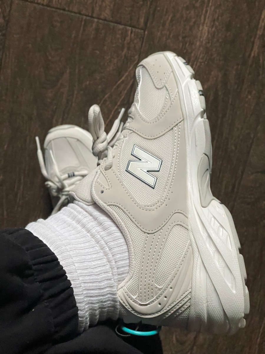 custom review-New Balance NB 530 Амортизация и Дышащий MID Топ Повседневный Городской Коммутирование Беговые кроссовки Унисекс Экрю D Ширина