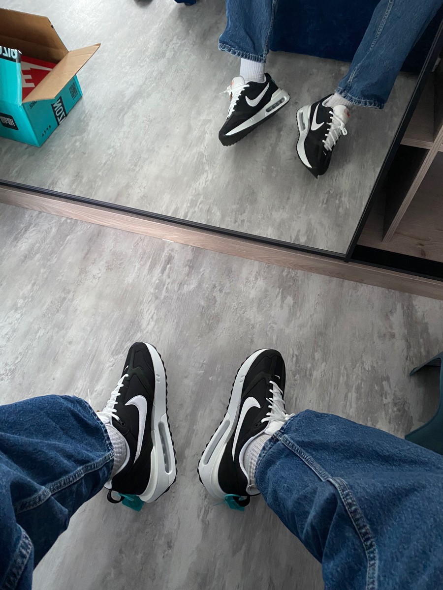 custom review-Nike Air Max Dawn Устойчивый к истиранию Низкий Топ Повседневные Городские Кроссовки для Коммутирования и Беговых Кроссовки Мужские Черные