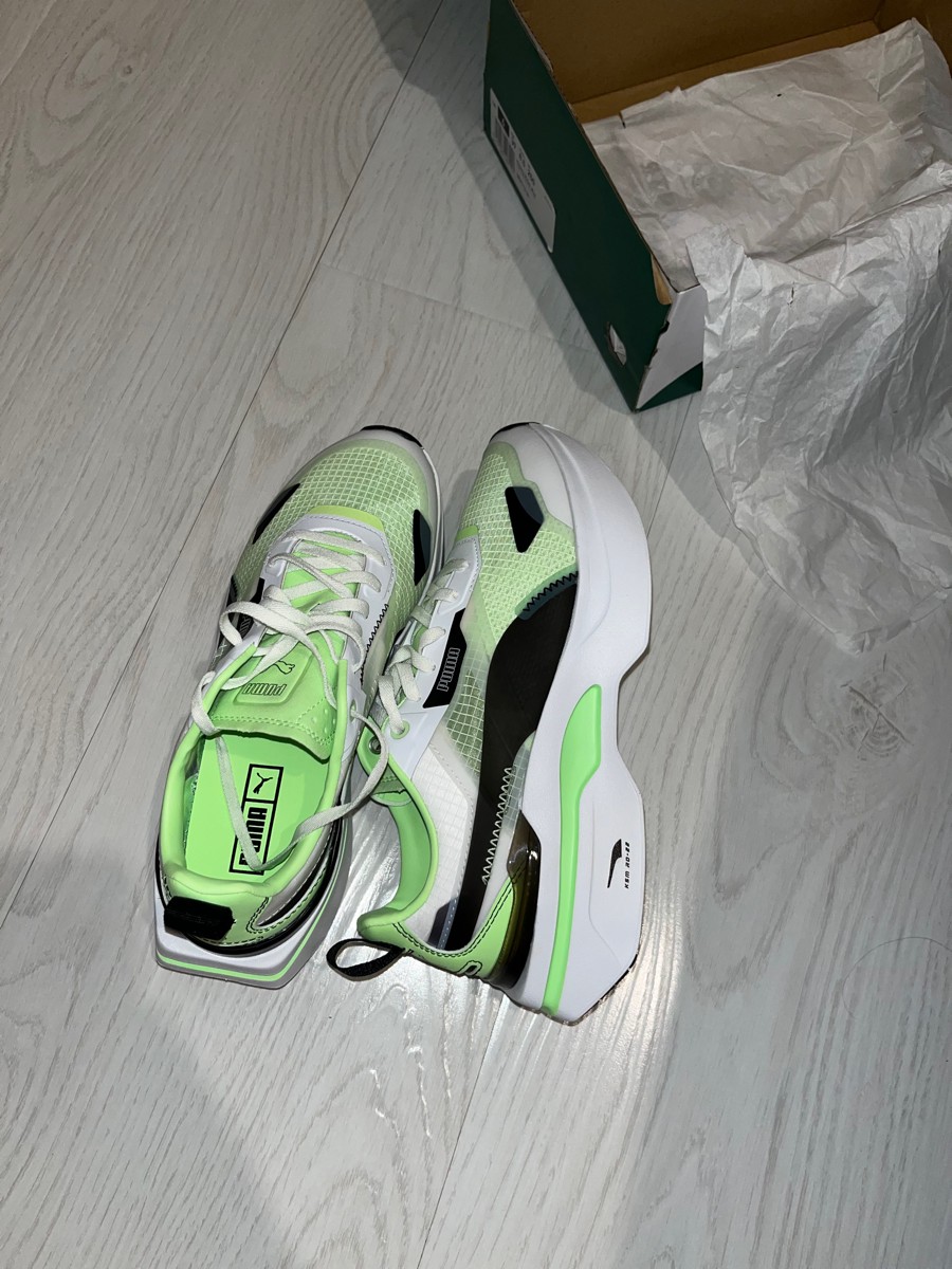 custom review-PUMA Kosmo Rider Low Топ Casual Женский Светло-Зеленый