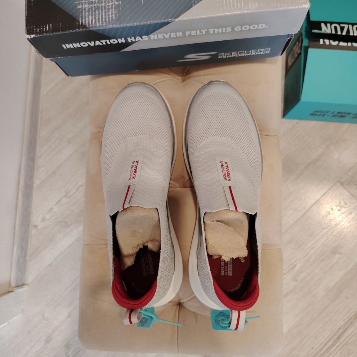 custom review-Skechers Go Walk 6 Low Топ Повседневная обувь Мужская Серый