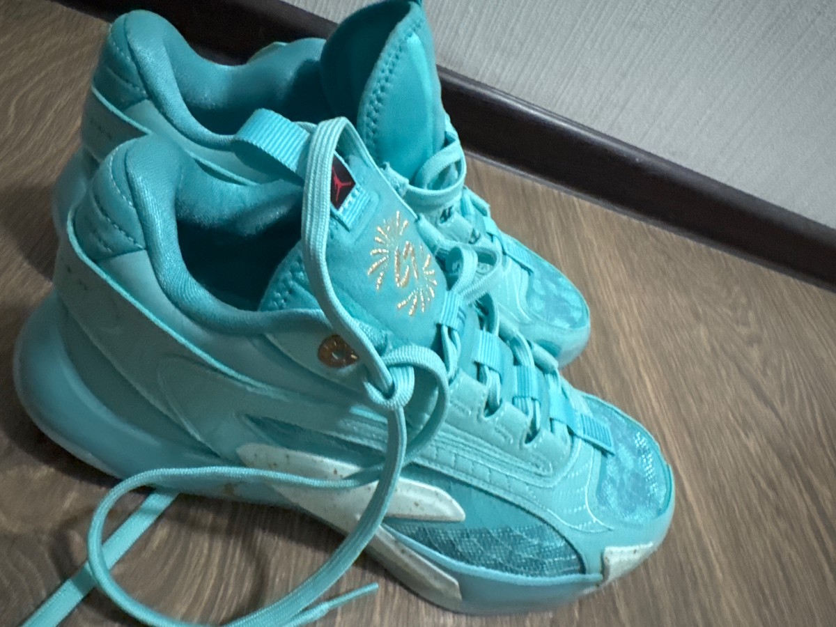 custom review-JORDAN Luka 2 Баскетбольные кроссовки Low Top Озерный зеленый Унисекс