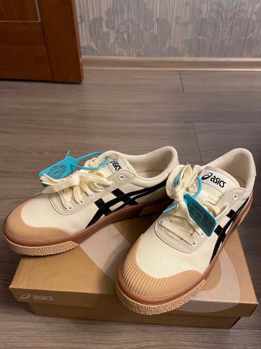 custom review-ASICS Гель Court Trail Low Топ Кроссовки для скейтбординга Унисекс Бежево-черный