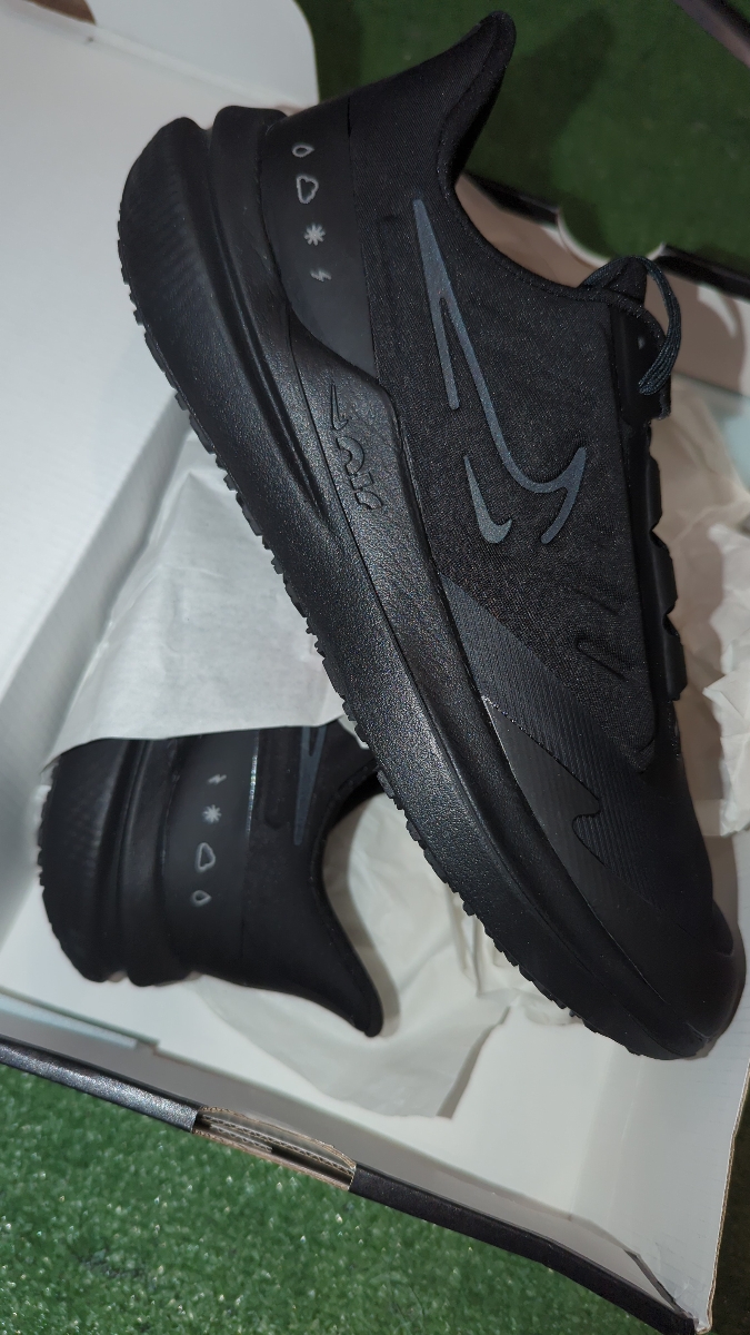 custom review-Nike Air Winflo 9 Амортизация Устойчивый к истиранию Дышащий Низкий Топ Повседневные Тренировочные Беговые кроссовки Мужские Черные