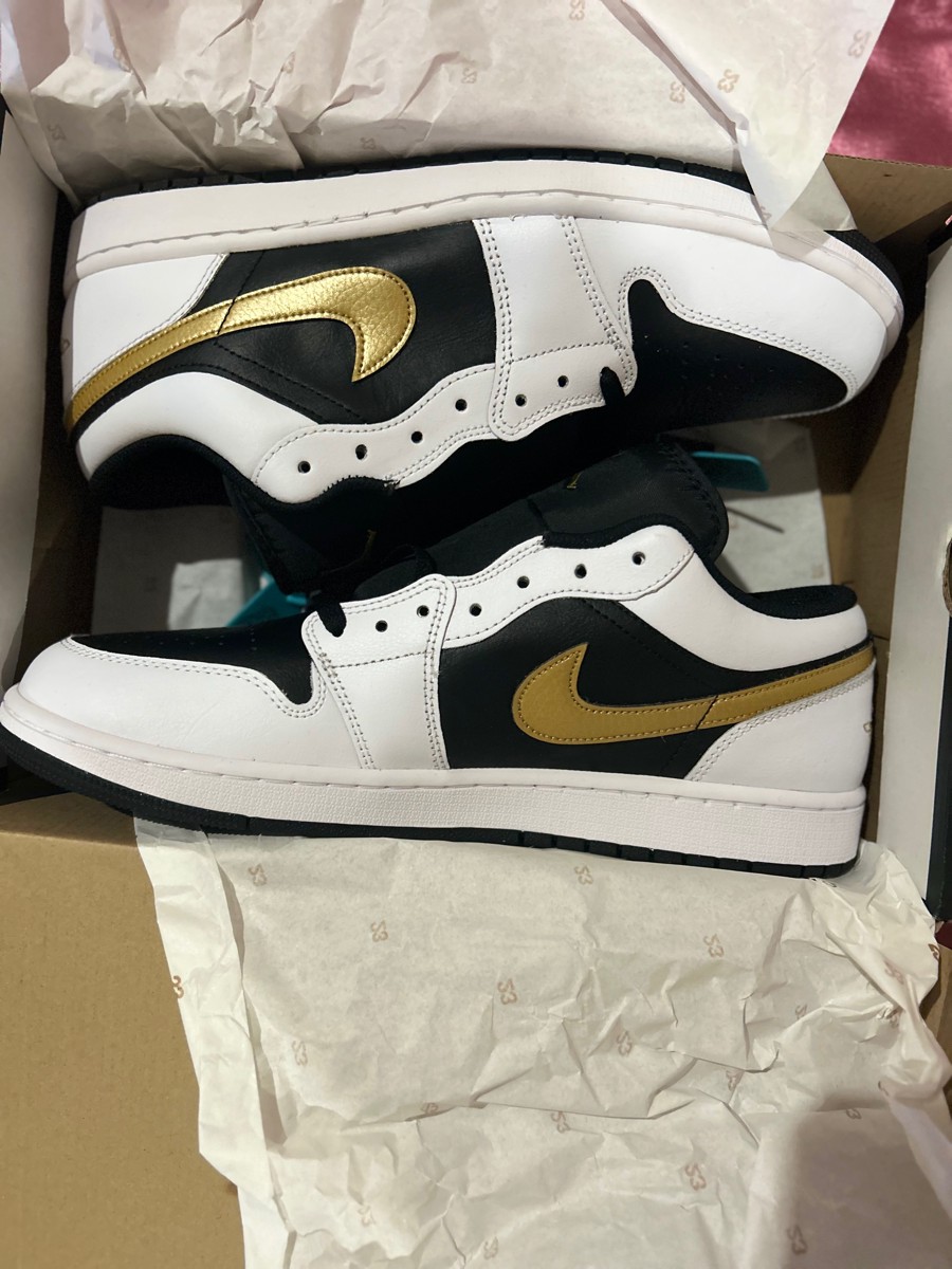 custom review-Jordan Air Jordan 1 Slip-on Устойчивый к истиранию Низкий топ Скейтборд Кроссовки Унисекс Белый Черный