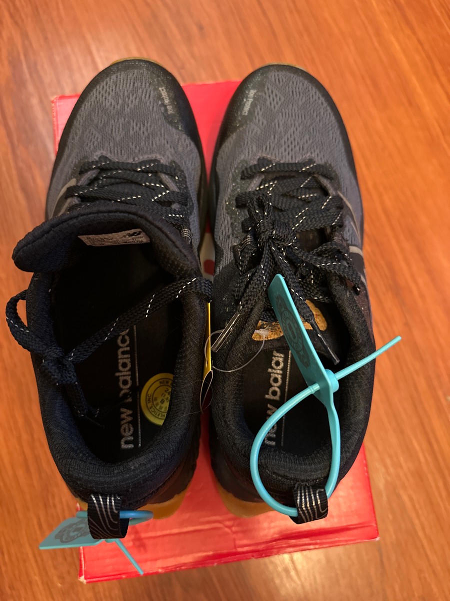 custom review-New Balance совместный бренд Hierro v7 Low Top Trail Беговые кроссовки Женские Черный Серый