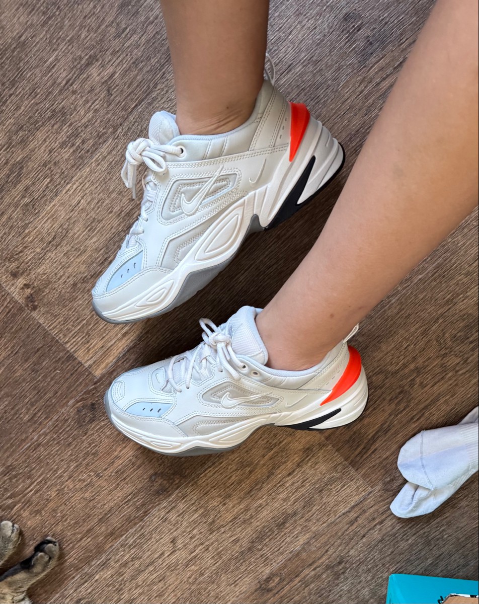 custom review-Nike M2K Tekno Phantom Low Top Телесные Кроссовки Унисекс Белый Оранжевый