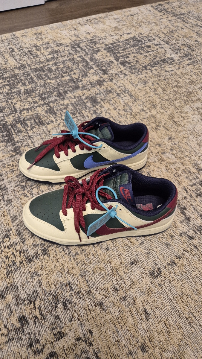 custom review-Nike Dunk 'From Nike To YOU' Легкий Low Топ Скейтборд Кроссовки Мужские Зеленые