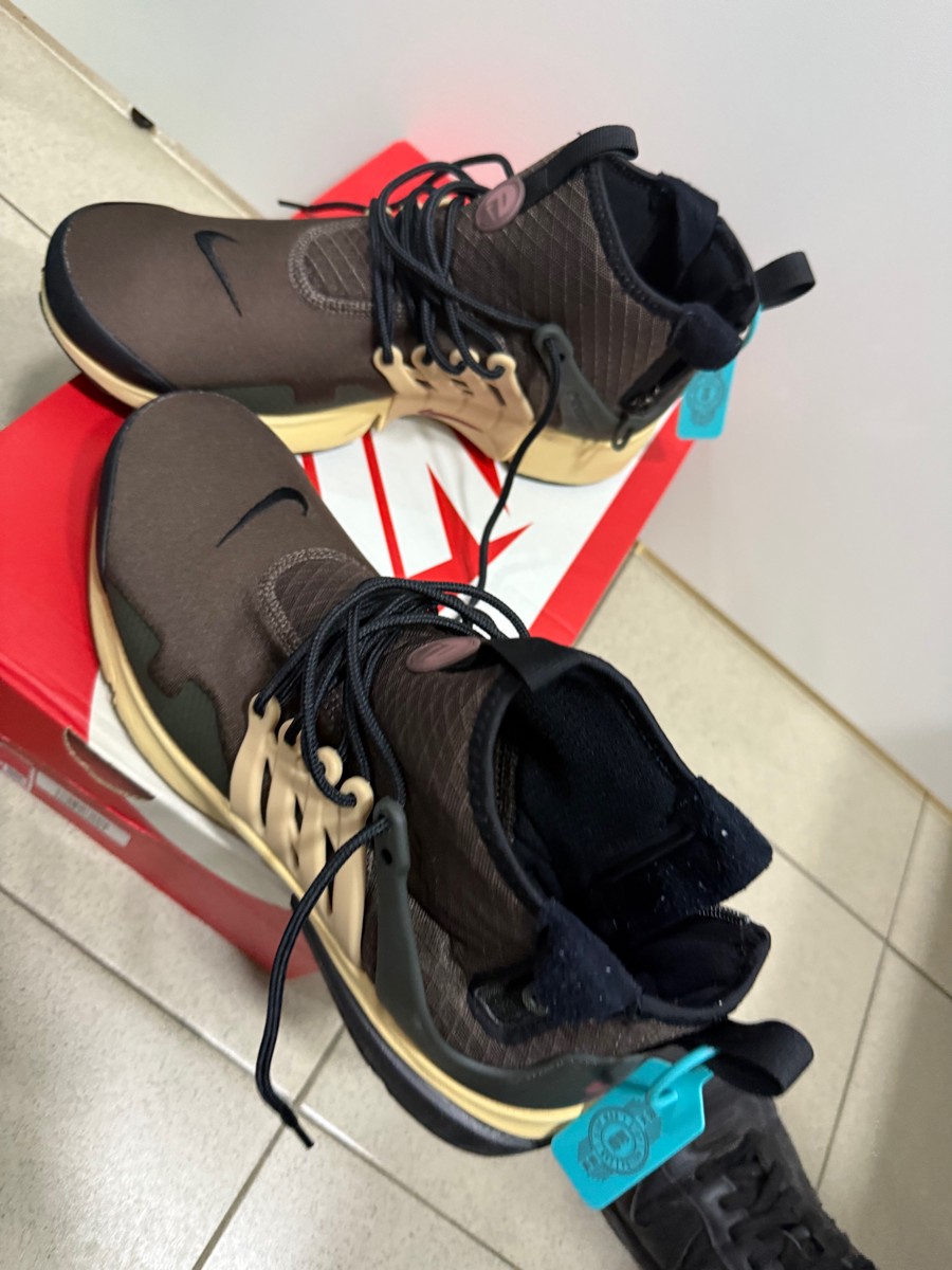 custom review-Nike Air Presto MID Utility MID Топ Casual Мужской Темно-коричневый