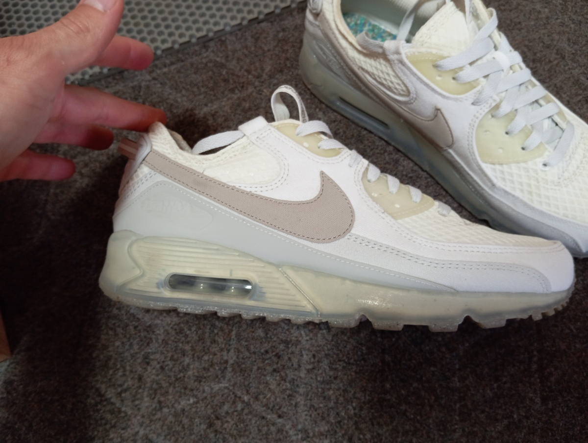custom review-Nike Air Max 90 Амортизация Низкий Топ Повседневные Беговые Кроссовки Мужские Экрю