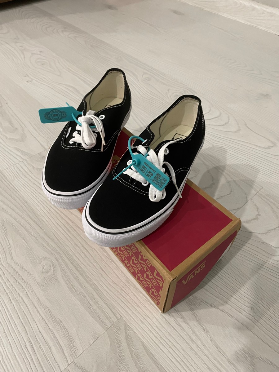 custom review-Vans Authentic Lightweight Low Топ Кеды Унисекс Черный Белый