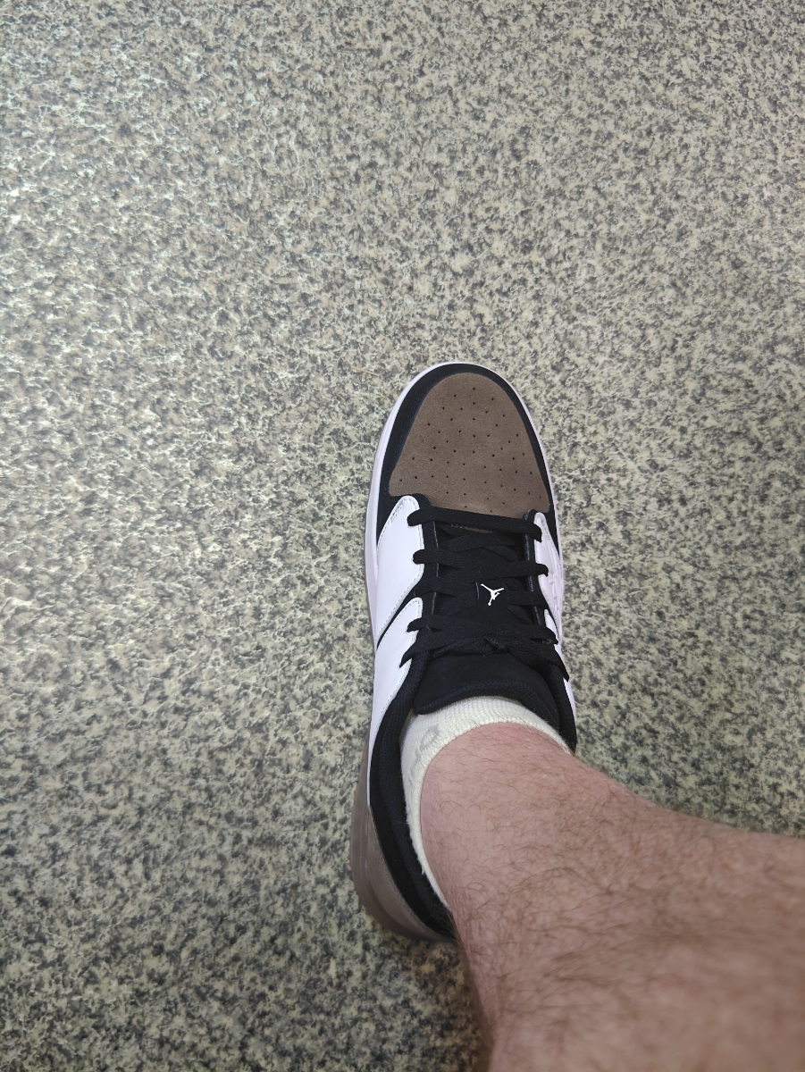 custom review-Джордан Nu Retro 1 Low Амортизация Низкий Топ Винтажные Баскетбольные Кроссовки Мужские Черный Белый Коричневый