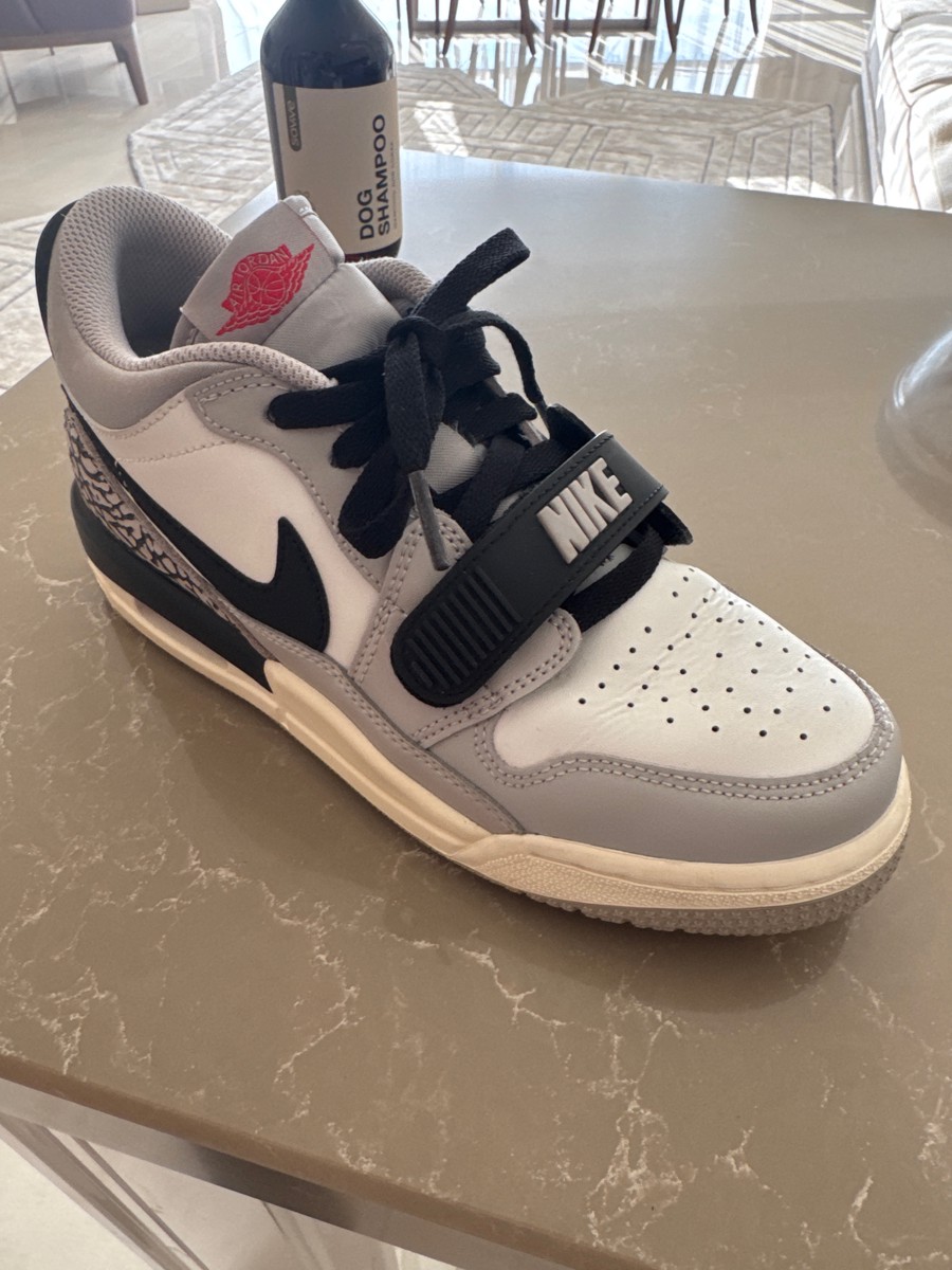 custom review-Джордан Legacy 312 Low Амортизация Низкий Топ Детские Баскетбольные Кроссовки Белый Серый