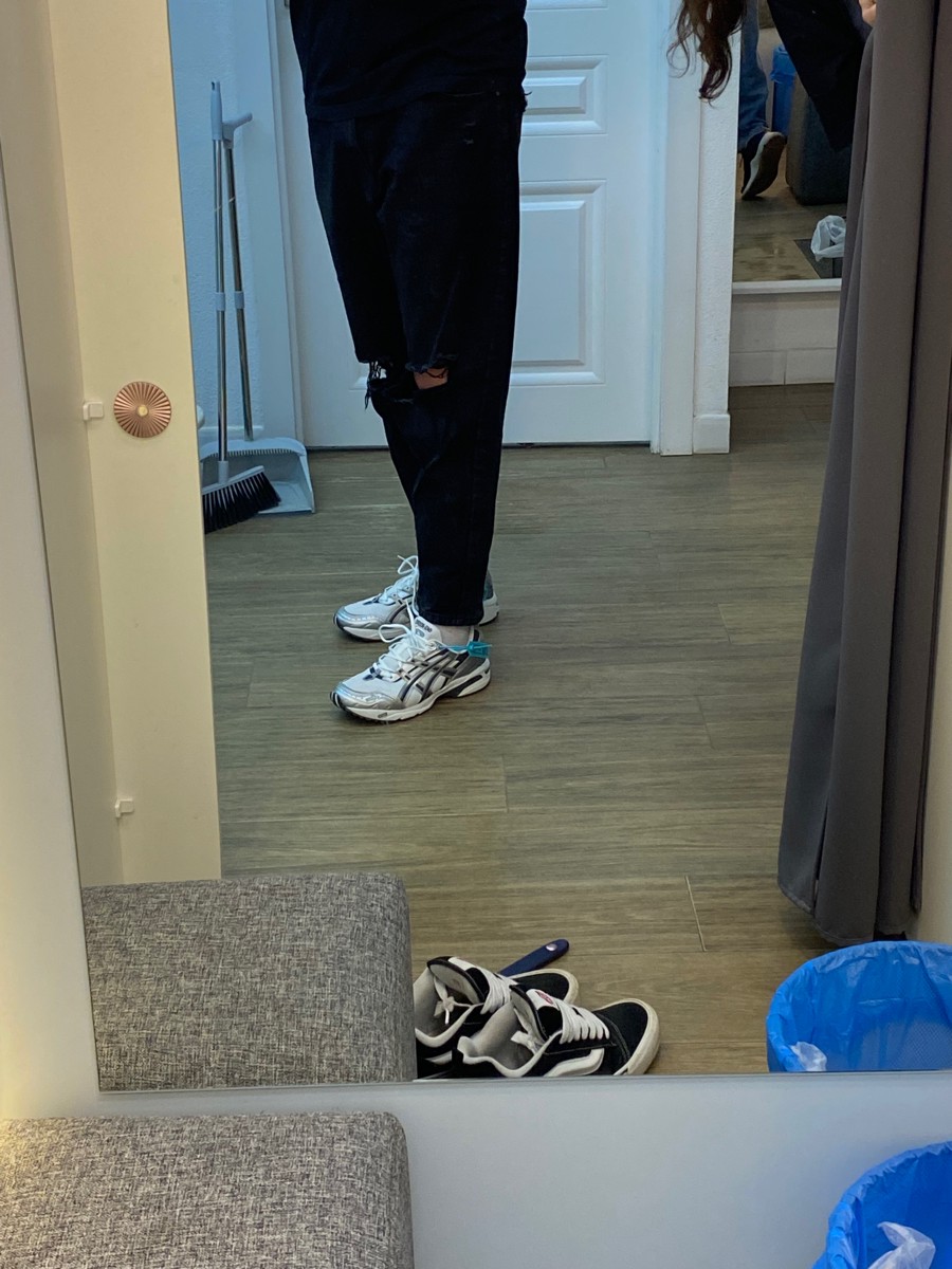 custom review-Asics Gel 1090 V1 Беговые кроссовки Низкий топ Белый Серебряный Унисекс