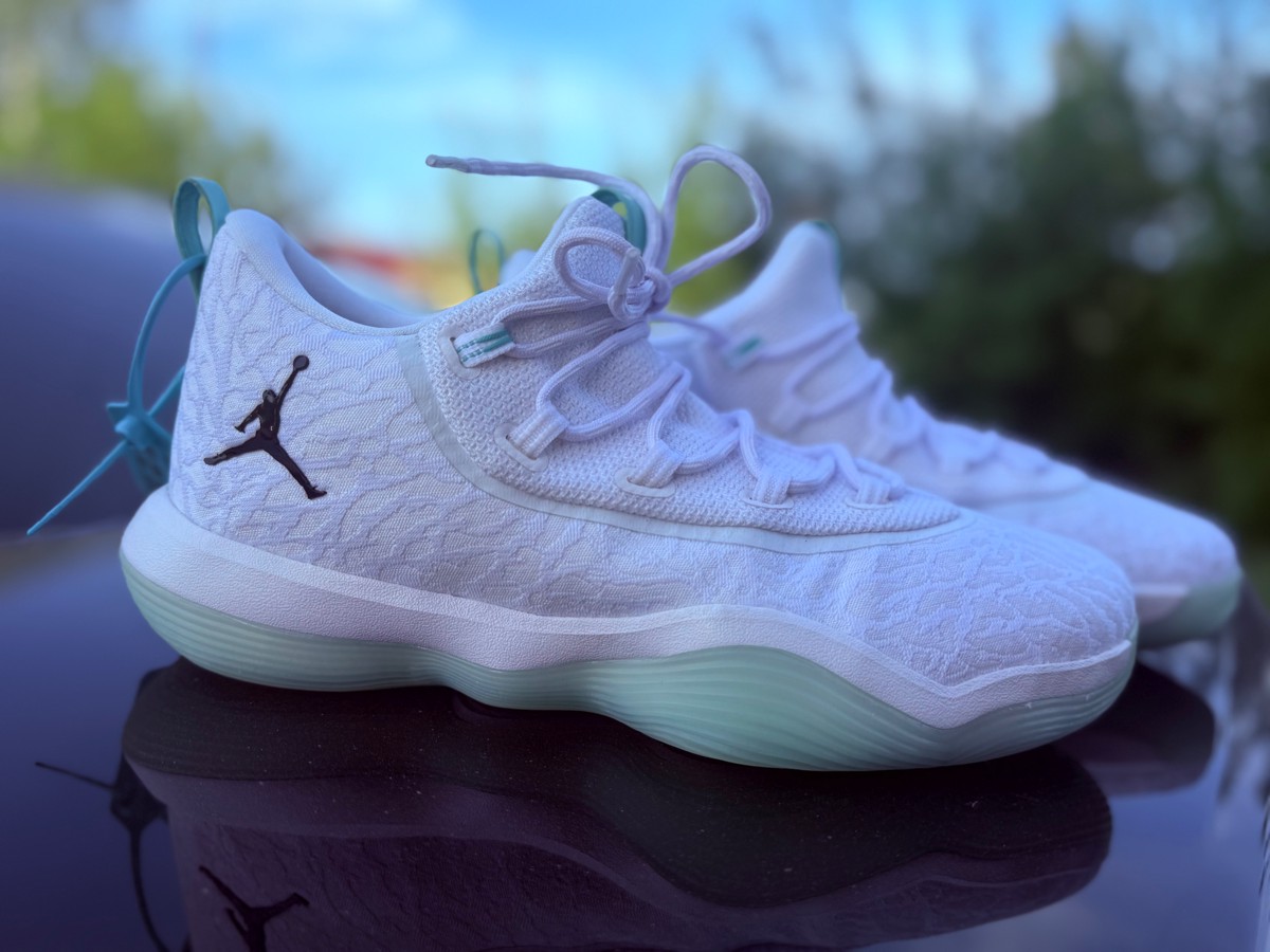 custom review-Jordan Super.Fly 2017 Low PF Амортизация Баланс Низкий Топ Баскетбольные кроссовки для игры Мужской Белый Зеленый