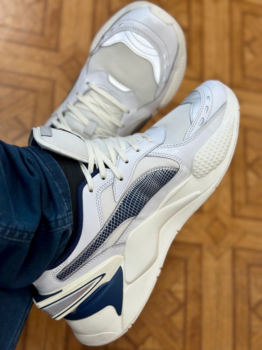 custom review-PUMA RS X '40th anniversary' Низкий Топ Casual Унисекс Белый Серый Синий