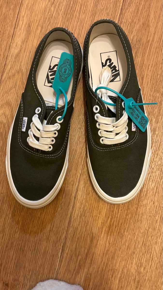 custom review-VANS Authentic 44 DX Low Топ Скейтборд Кроссовки Унисекс Лесной Зеленый
