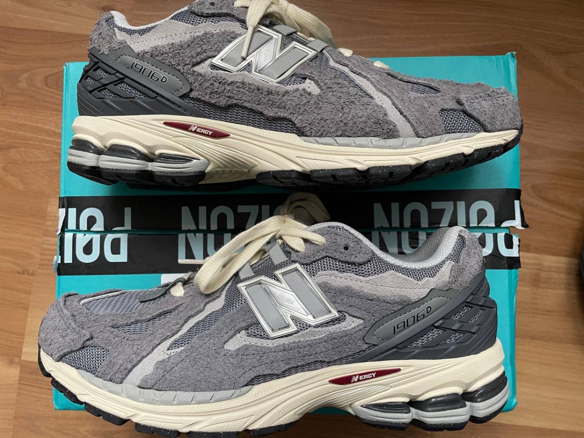 custom review-New Balance 1906D Устойчивый к истиранию Дышащий Низкий Топ Повседневная Городская Коммутация Беговые кроссовки Унисекс Серый ласточкин хвост