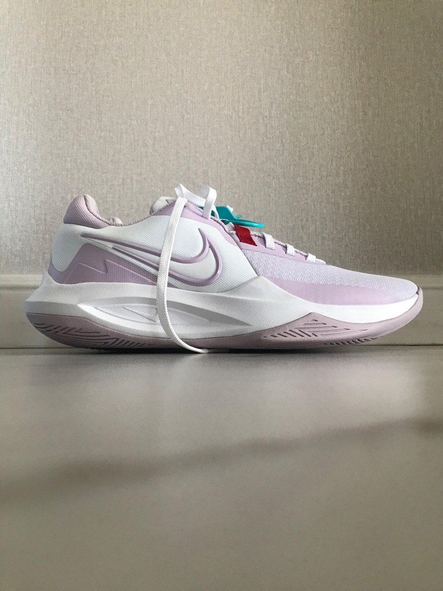 custom review-Nike Precision 6 Slip-Resistant Low Top Баскетбольные кроссовки для игры Мужские Белый Фиолетовый
