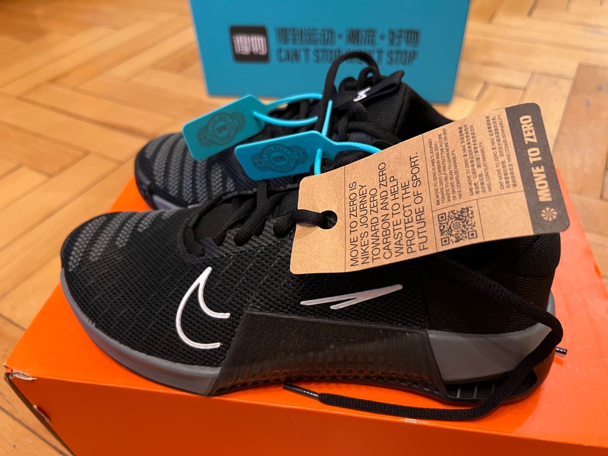 custom review-Nike Metcon 9 Slip-on Устойчивый к истиранию Низкий Топ Кроссовки для тренировок Женские Черный