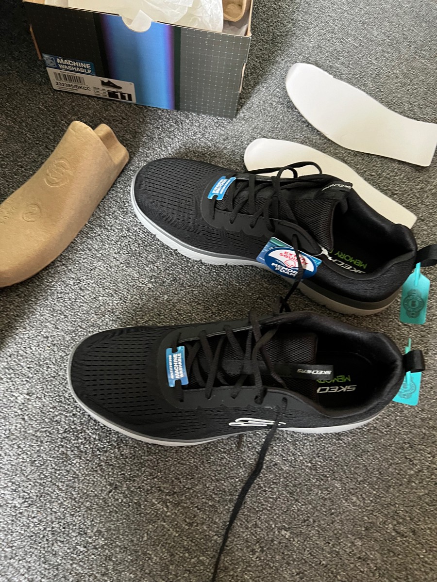 custom review-Skechers Summits Амортизация Износостойкий Низкий Топ Повседневная Обувь Мужская Черная