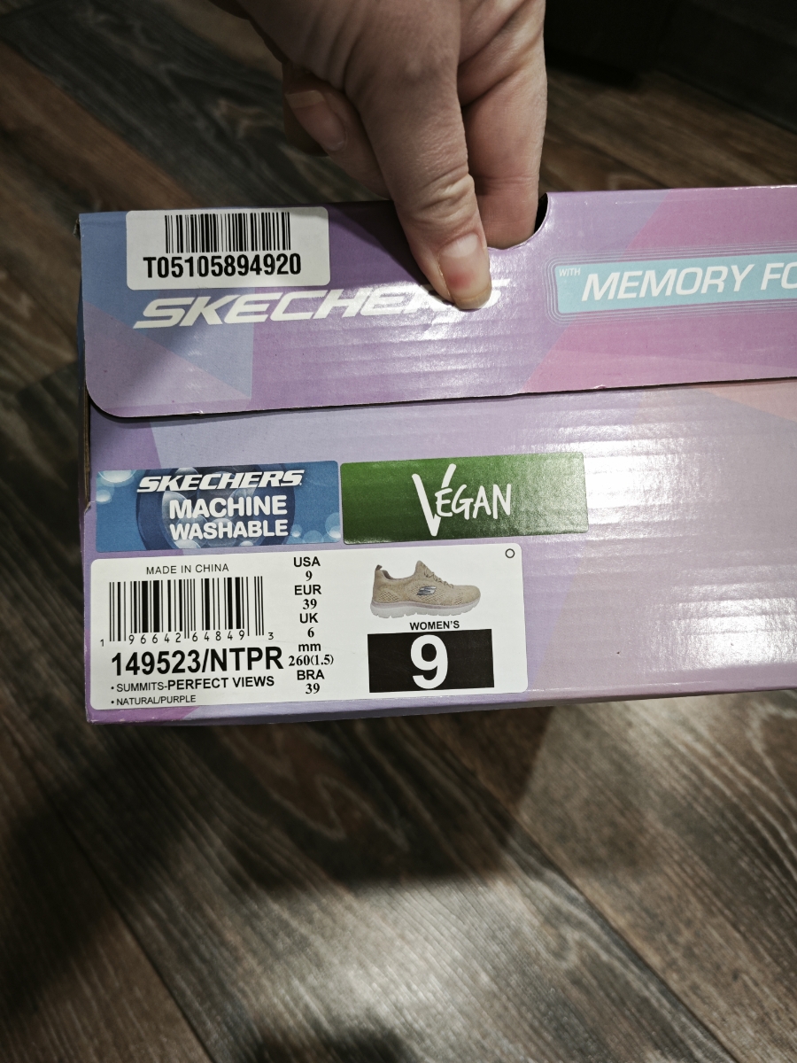 custom review-Skechers Summits Амортизация Устойчивость к истиранию Легкий Отскок Низкий Топ Повседневная обувь Женская Бежевый Фиолетовый