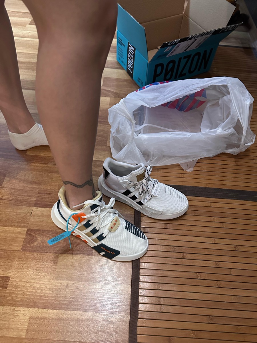 custom review-Adidas Originals Eqt Bask Adv Амортизация Износостойкий MID Топ Повседневная обувь Унисекс Белый Оранжевый