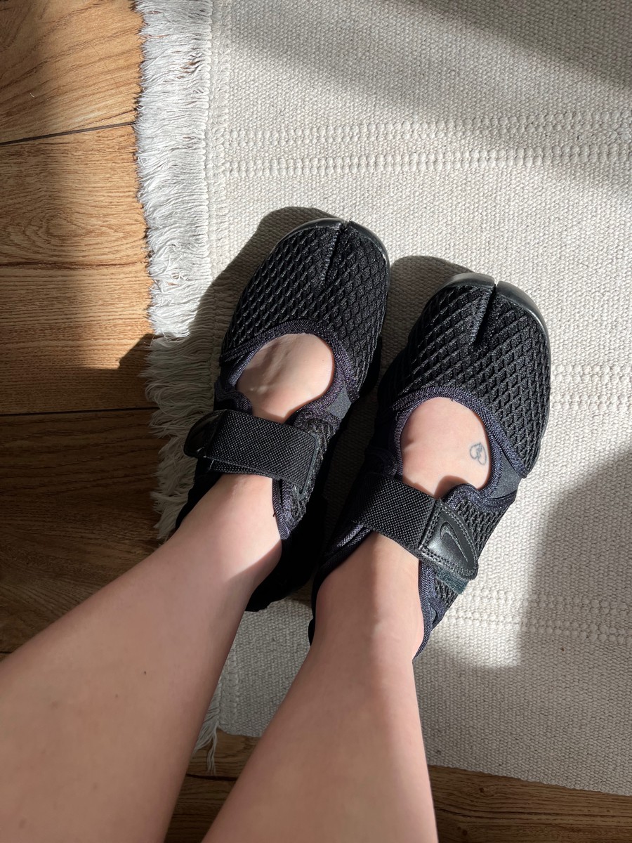 custom review-Nike Air Rift Slip Resistant Abrasion Resistant Низкий Топ Casual Женский Черный