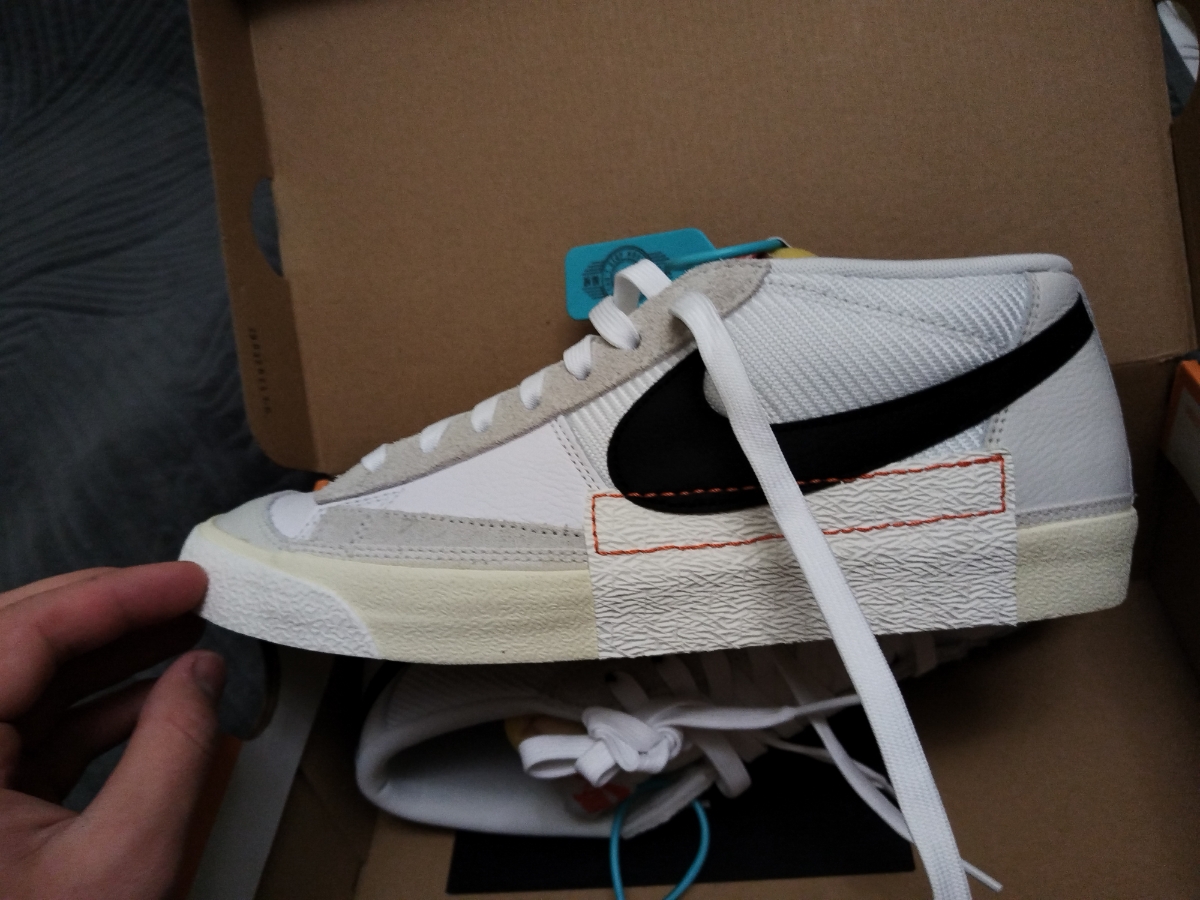 custom review-Nike Blazer Скейтборд Кроссовки Низкие Белые Черные Мужские