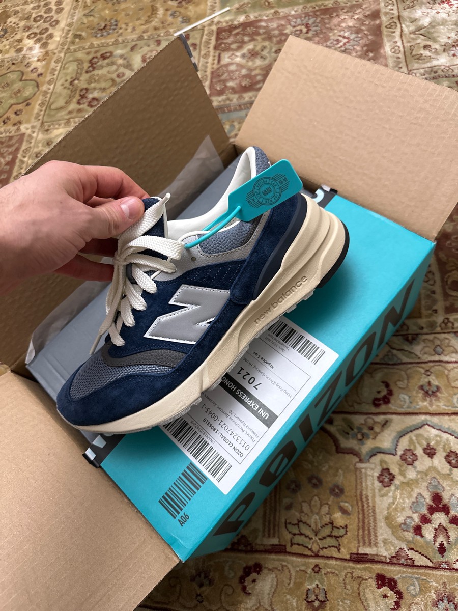 custom review-New Balance NB 997R Амортизация Низкий Топ Повседневный Городской Коммутирование Беговые кроссовки Унисекс Синий Серебряный