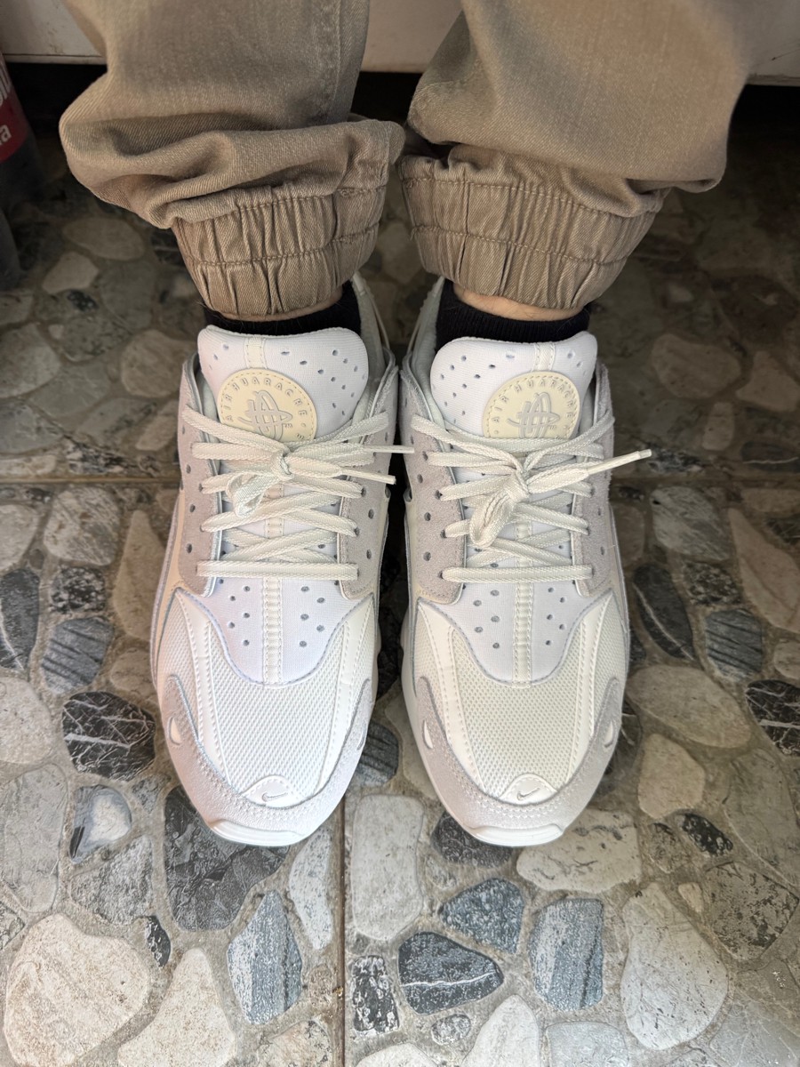 custom review-Nike Air Huarache Дышащий Низкий Топ Повседневный Городской Коммутирование Беговые кроссовки Мужской Белый