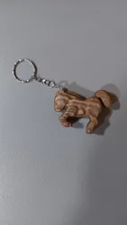Деревянный брелок лошадка