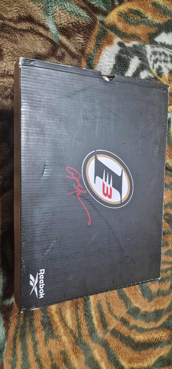 custom review-Reebok совместный бренд Question 'Айверсон Four' MID Топ Баскетбольные кроссовки для игры Мужской Белый синий красный