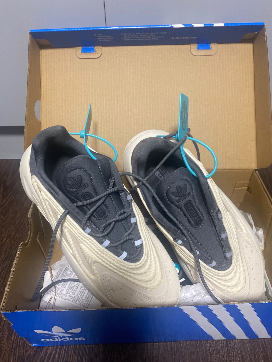 custom review-Adidas Originals Ozelia Устойчивая к истиранию Низкая Обувь Повседневная Унисекс Белая Черная