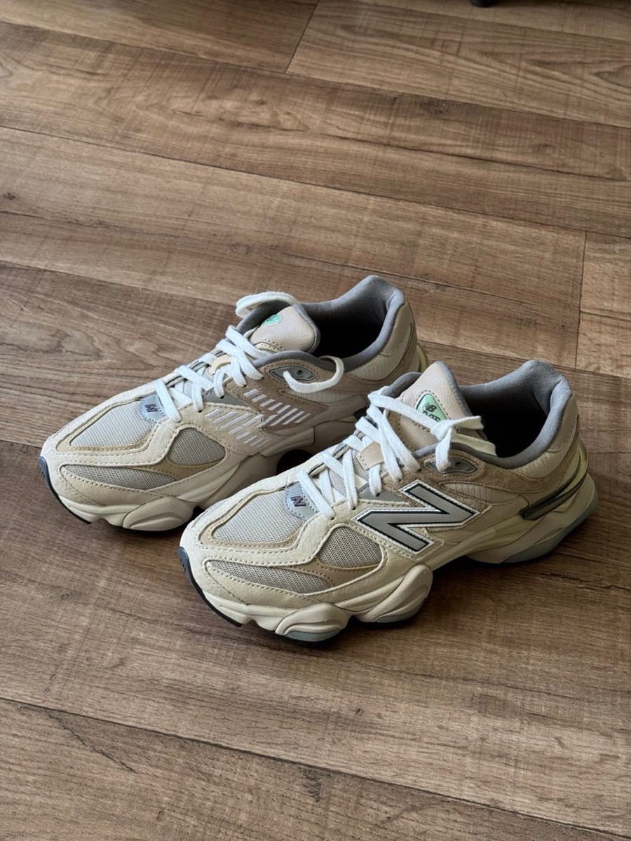 custom review-New Balance NB 9060 'Морская соль' Износостойкий И Легкий Низкий Топ Кэжуал Унисекс Light Серый