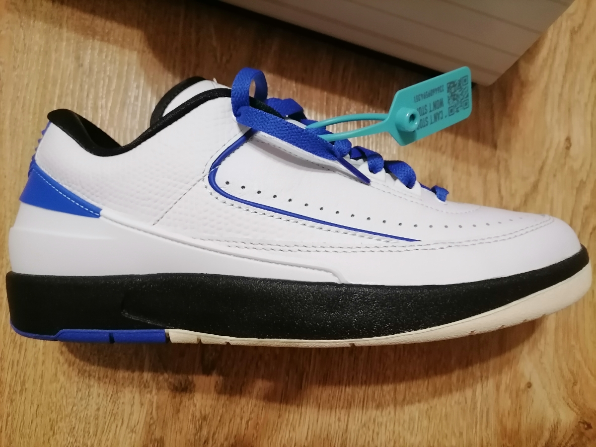 custom review-Jordan Air Джордан 2 Low 'VARSITY Королевский' Низкий Топ Винтажные Баскетбольные Кроссовки Женские Белые