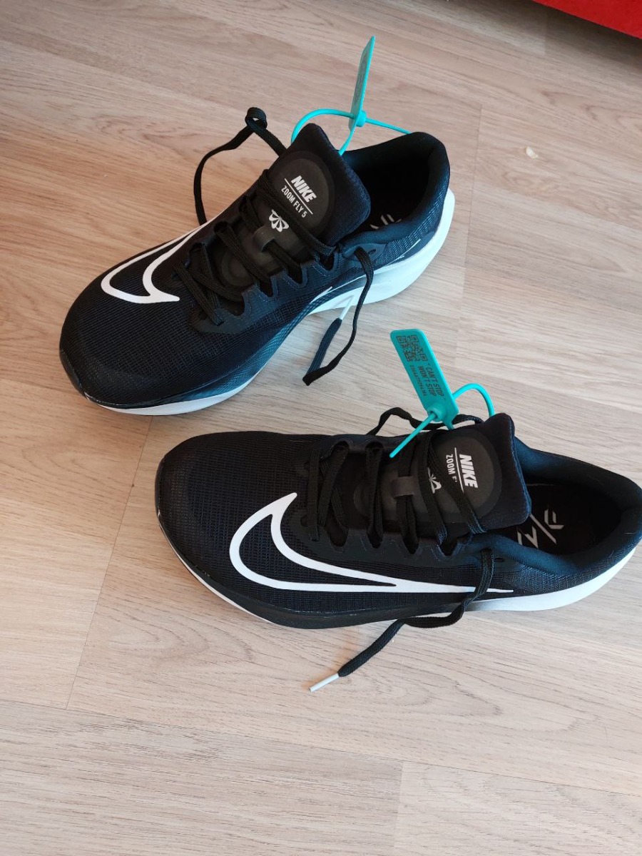custom review-Nike Zoom Fly 5 Устойчивый к истиранию Низкий Топ Тренировочная Обувь для Бега на длинные дистанции Мужской Черный Белый