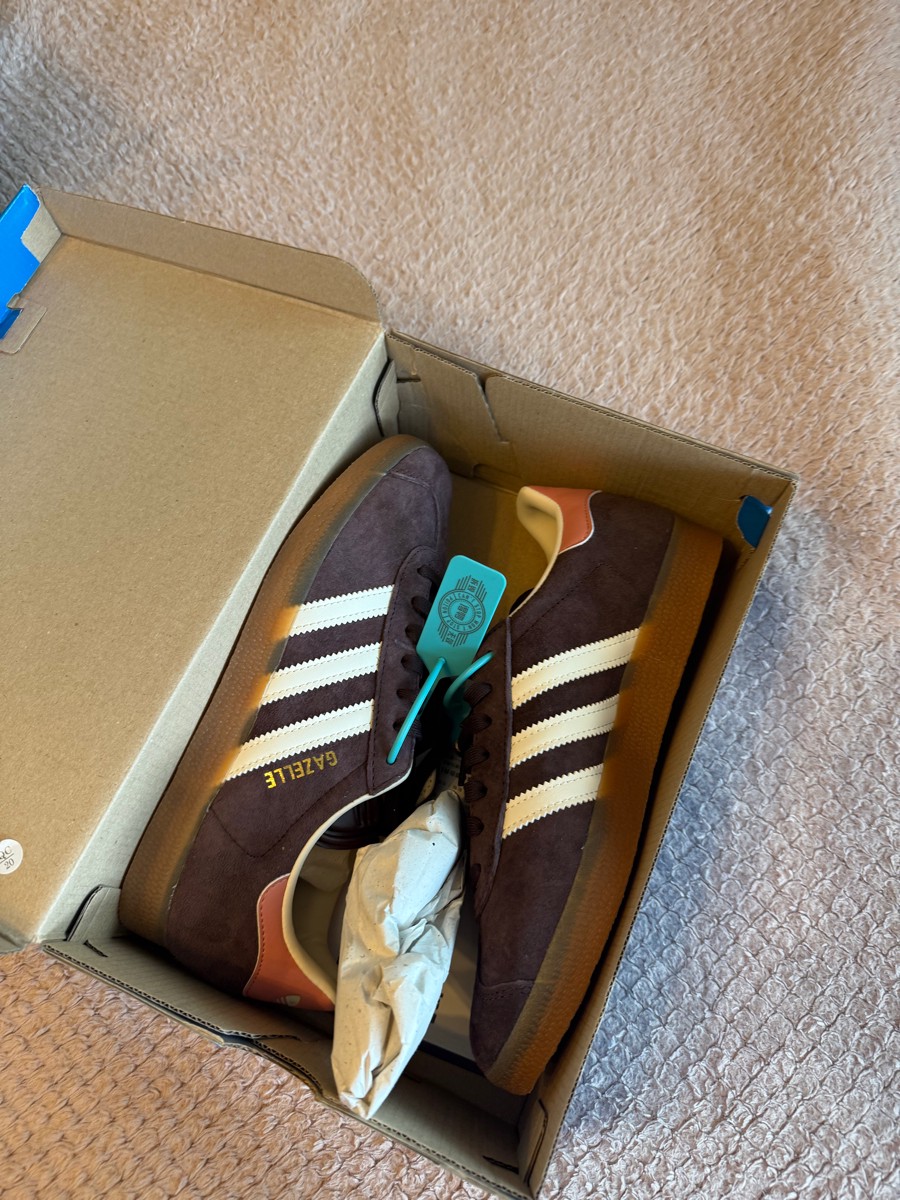 custom review-Adidas Originals Gazelle Abrasion Resistant Низкие Кроссовки для скейтбординга Женские Коричневые