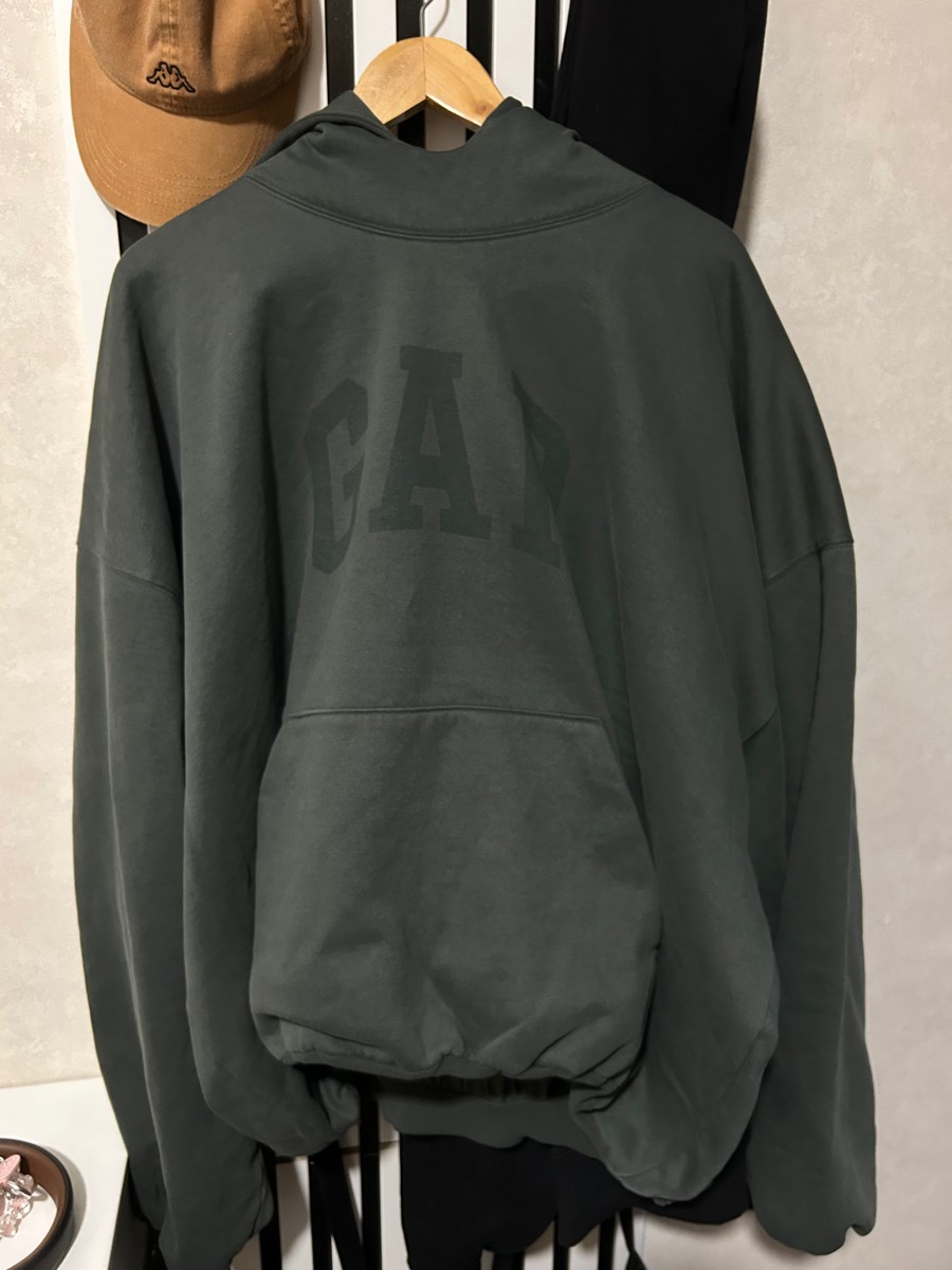 custom review-YEEZY x Gap X Balenciaga DOVE Толстовка Свитшот Унисекс Зеленый