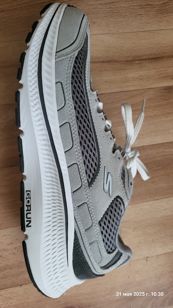 custom review-Skechers GO RUN CONSISTENT 2,0 Износостойкий и Легкий Низкий Топ Повседневная обувь Мужская Серый
