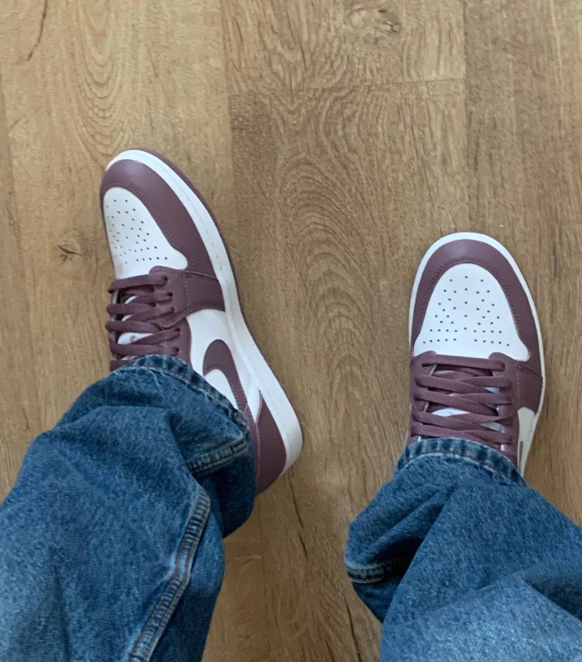 custom review-Jordan Air Jordan 1 High OG 'Розово-фиолетовый' Высокий топ Винтажные баскетбольные кроссовки Унисекс Фиолетовый