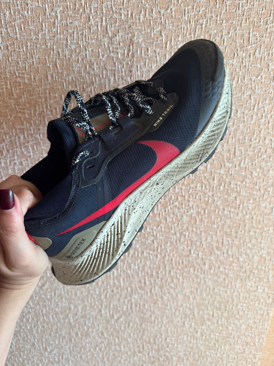 custom review-Nike Pegasus Trail 3 Водонепроницаемый Низкий Топ Trail Беговые Кроссовки Мужские Синий Красный Белый