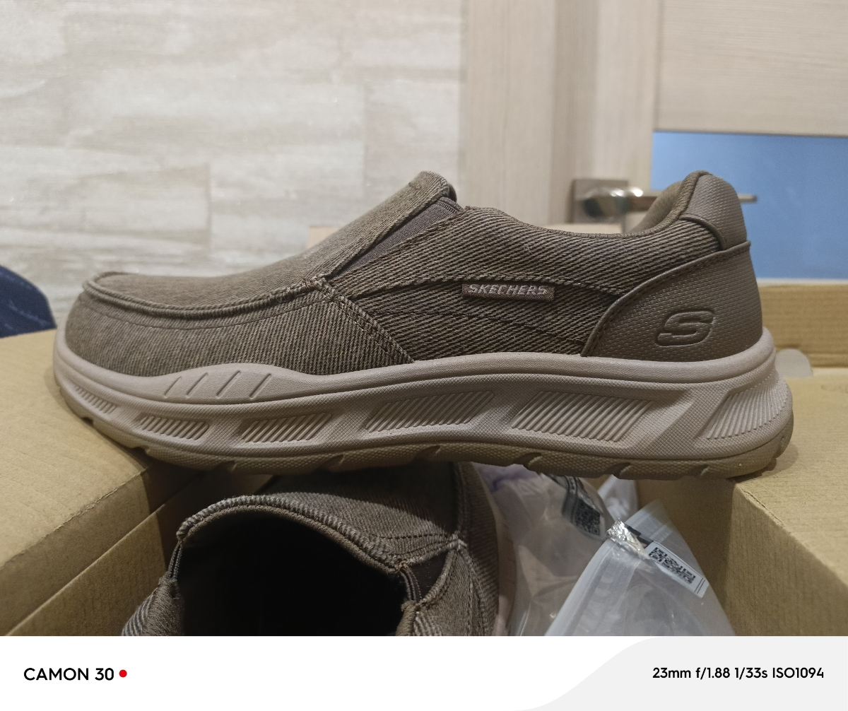 custom review-SKECHERS MENS USA Низкий топ Повседневная обувь Мужская Светло-коричневый