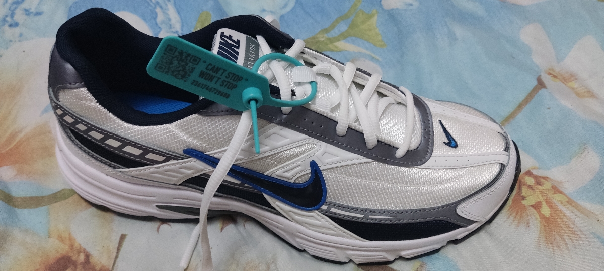 custom review-Nike Initiator Амортизация Низкий Топ Повседневный Городской Коммутер Беговые кроссовки Мужские Белый Синий