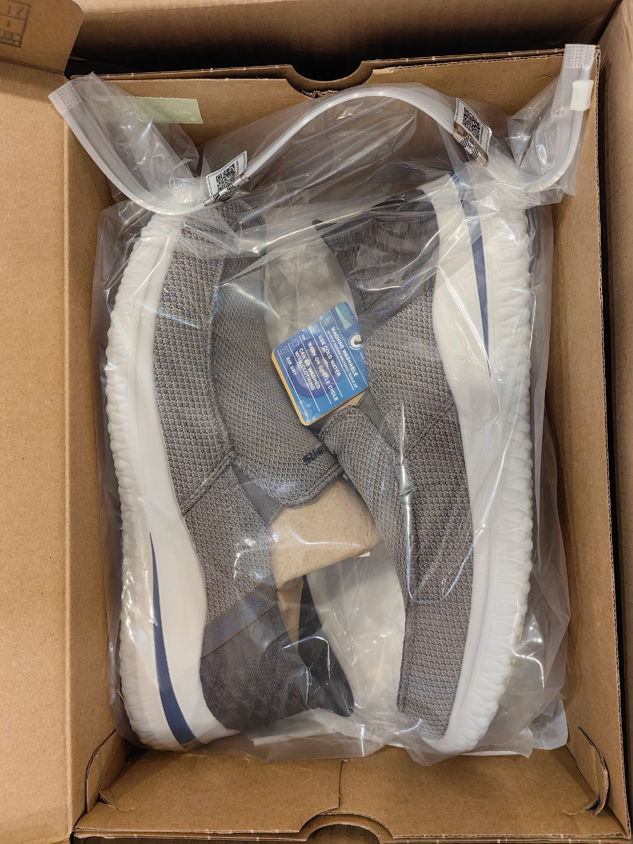 custom review-Skechers Delson 3,0 Hands Бесплатно Slip ins QUICK On Обувь 'Slip ins Easy On 23SS' Низкий Топ Casual Мужской Серый