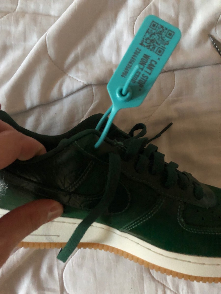 custom review-Nike Air Force 1 Low Топ Скейтборд Кроссовки Женские Зеленые